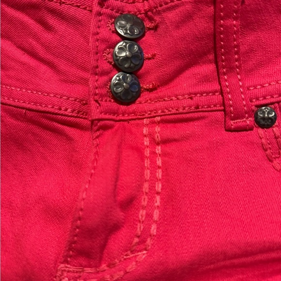 Thrill Juniors Vibrant Hot Pink Denim size 5 - Picture 7 of 10